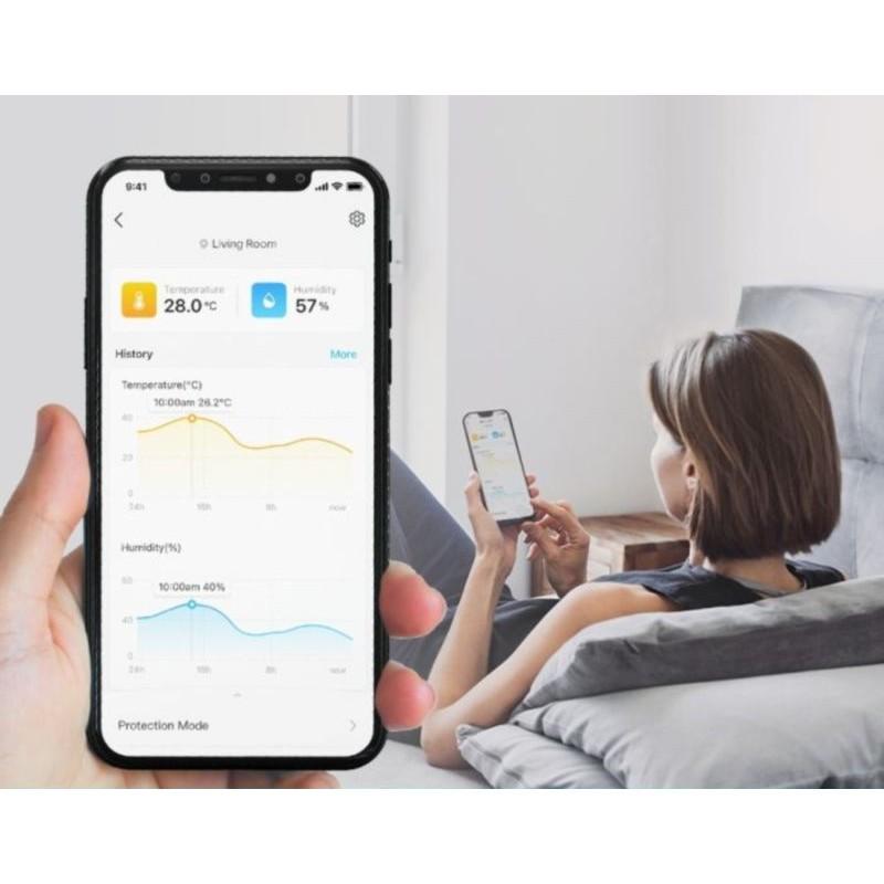 Monitor de temperatura y humedad TP-Link Tapo T315 con generador de gráficos