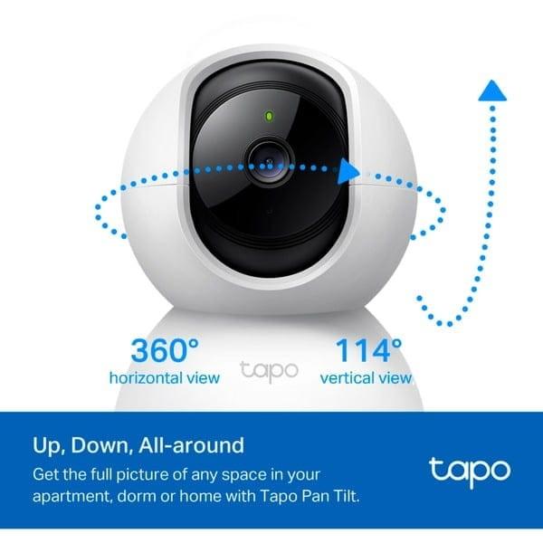 Cámara de seguridad IP TP-Link TC71 3MP 2K Blanco con detección de movimiento y audio bidireccional,