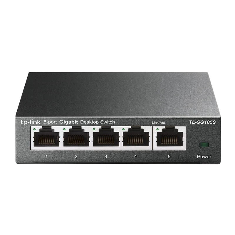 TP-Link TL-SG105S 5 Puertos 10 / 100 / 1000 Mbps Negro