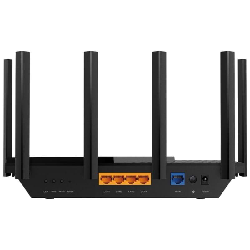 TP-Link Archer AXE75 Wi-Fi 6E AI Tri-Band Gigabit Ethernet Preto - Router - Traseira