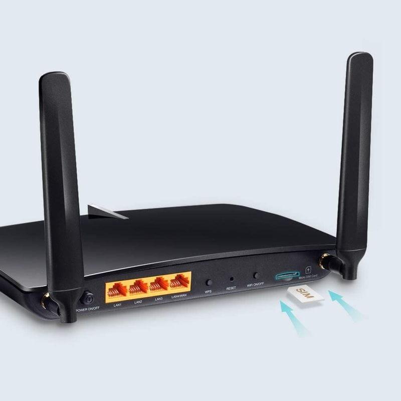 TP-Link Archer MR600 Gigabit Ethernet Wi-Fi 4G Preto - Router - Cartâo
