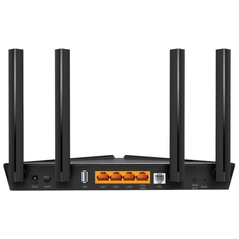 TP-Link XX230V Gigabit Ethernet WiFi 6 Negro - Router - Trasera