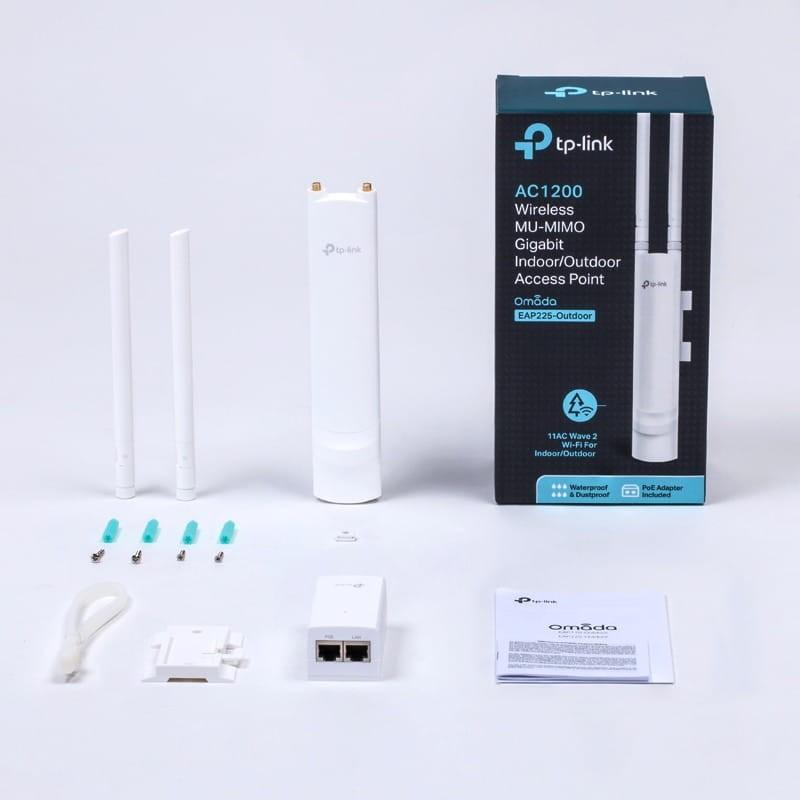 TP-LINK EAP225-Outdoor AC1200 Mbit/s sem fio MU-MIMO Branco - Conteúdo