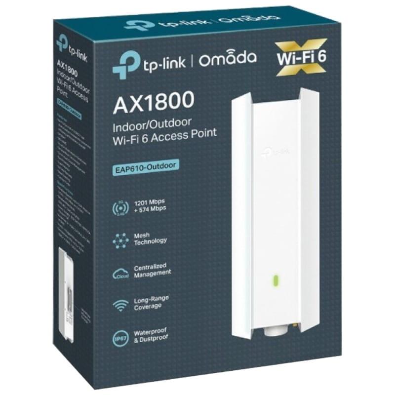 TP-Link EAP610-OUTDOOR Punto de acceso WiFi 6 Blanco - Caja
