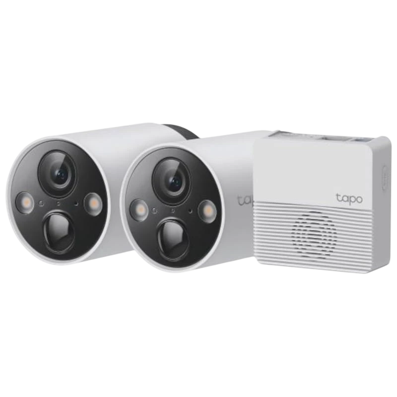 TP-Link Tapo C420S2 2K QHD Visión nocturna color IP65 Blanco Kit de 2 cámaras