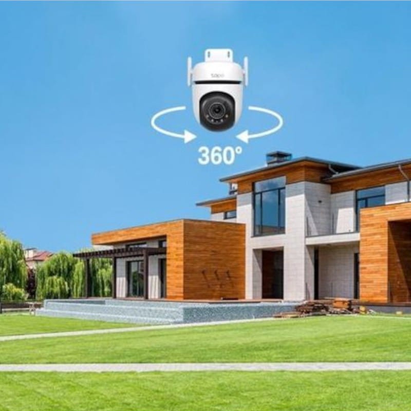 Visión de TP-Link Tapo C520WS 2K QHD 4MP Pan/Tilt WiFi Blanco - Cámara de seguridad