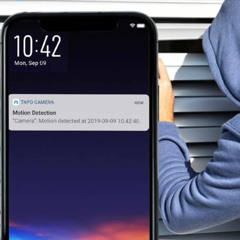 TP-Link TC70 1080px PTZ Alarme Som Bidirecional Branco - Câmera de Segurança IP - APP