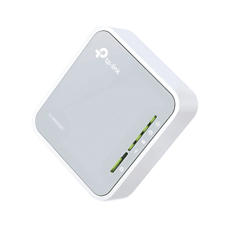 Perspectiva del Router TP-Link TL-WR902AC Blanco