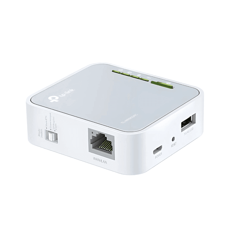 Conexiones y puertos del Router TP-Link TL-WR902AC Blanco