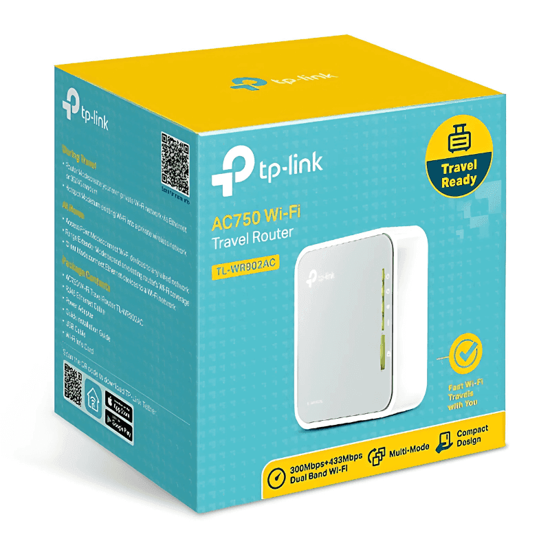 Caja del Router TP-Link TL-WR902AC Blanco
