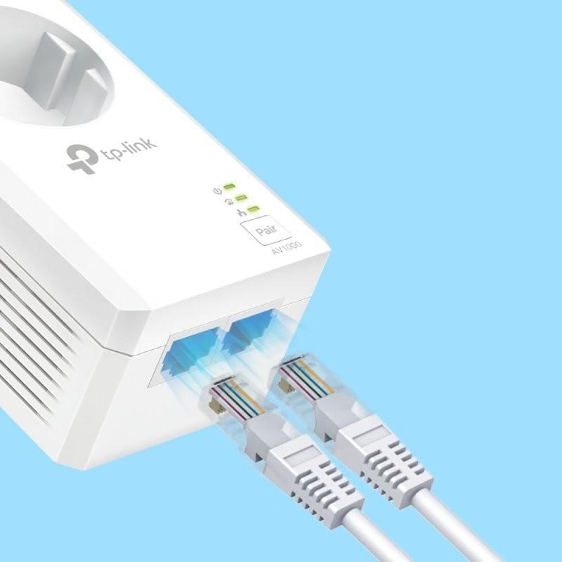 TP-Link PowerLine TL-PA7027P KIT Adaptador de rede Ethernet Branco - Gigabit