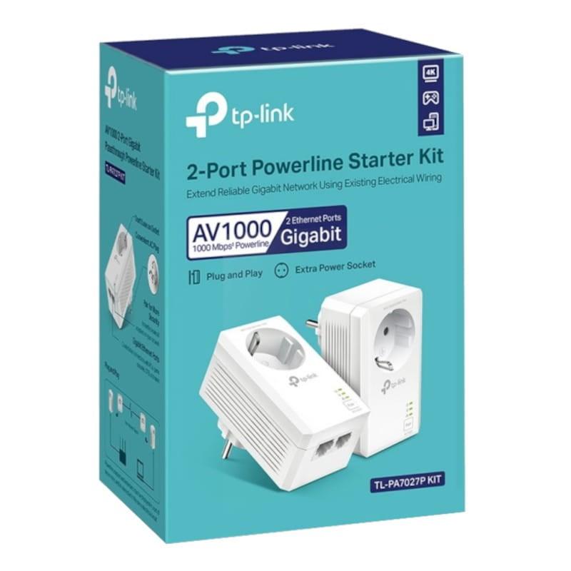 TP-Link PowerLine TL-PA7027P KIT Adaptador de rede Ethernet Branco - Caixa