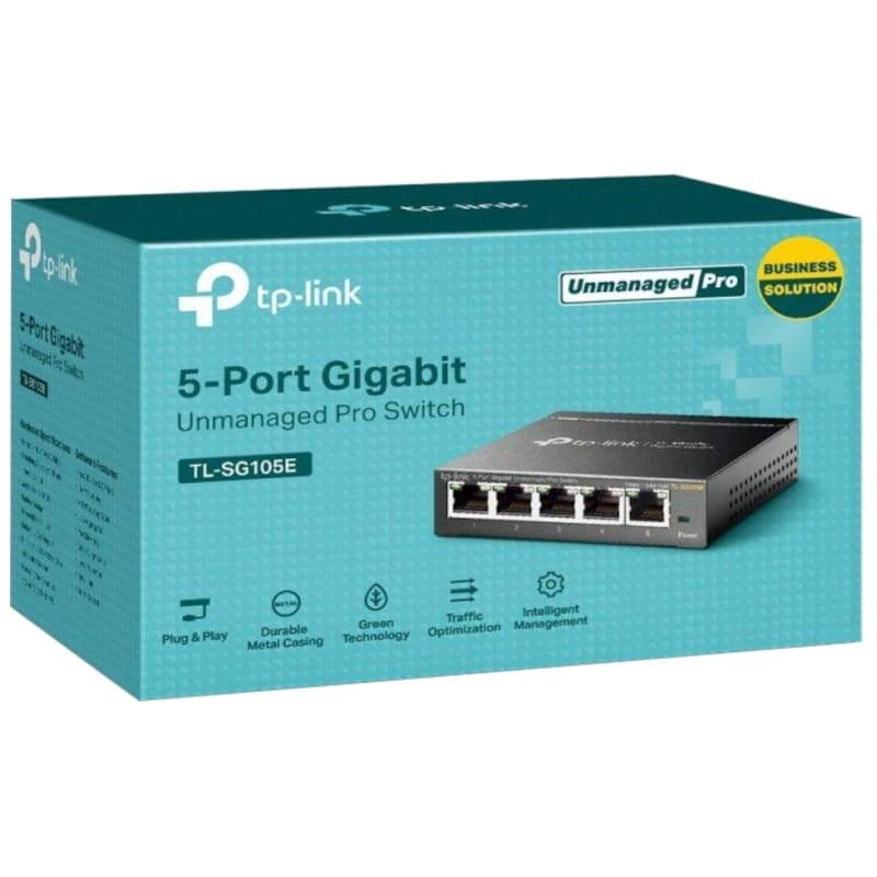 TP-Link TL-SG105E Easy Smart Switch 5 Gigabit ports - Caixa