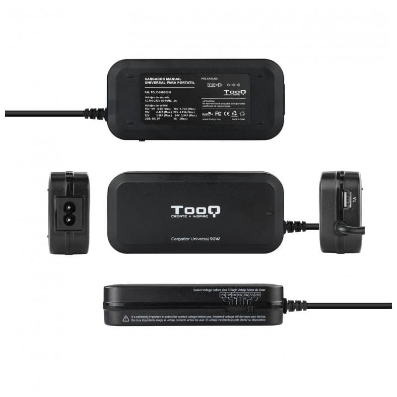 TooQ TQLC-90BS02M 90W USB 2.0 Black - Chargeur universel image de tous les côtés