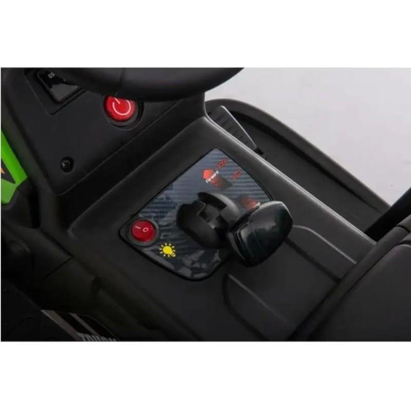Control de Tractor Ceres con remolque Verde - Coche eléctrico para niños