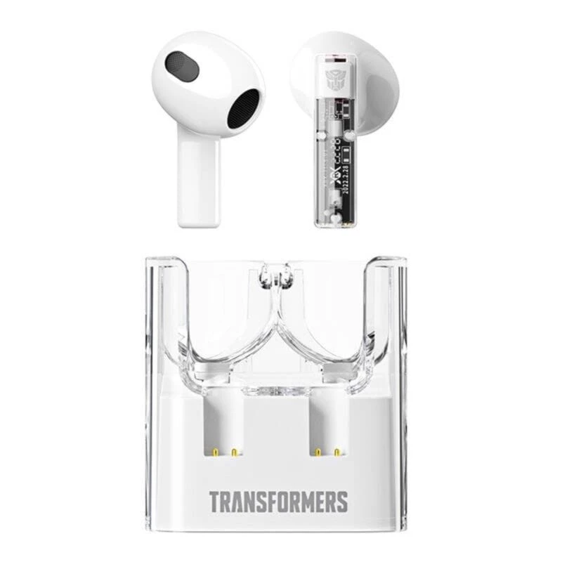 TWS Transformers TF-T08 Bluetooth Blanc - Écouteurs sans fil