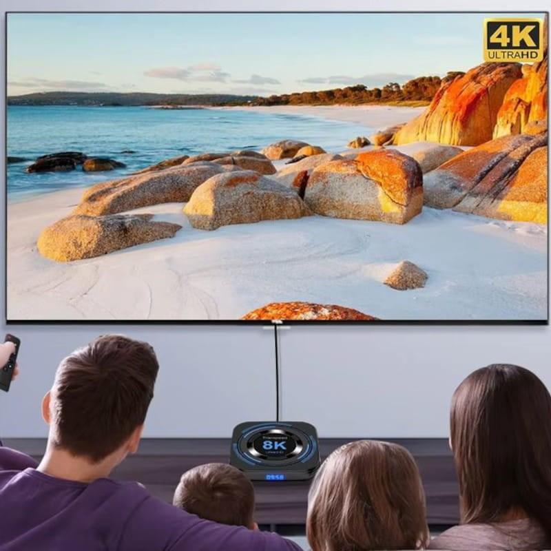 Imagen de Transpeed 8K H618 2GB/16GB Wifi Dual Android 12 Negro - Android TV