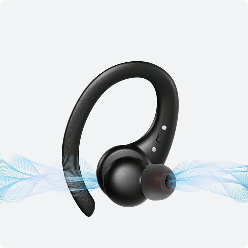 Tribit MoveBuds H1 TWS Noir - Casque sans fil - Mode transparence