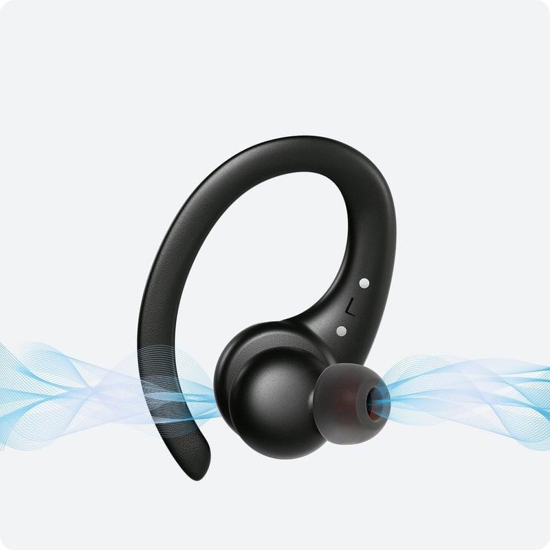 Tribit MoveBuds H1 TWS Noir - Casque sans fil - Mode transparence