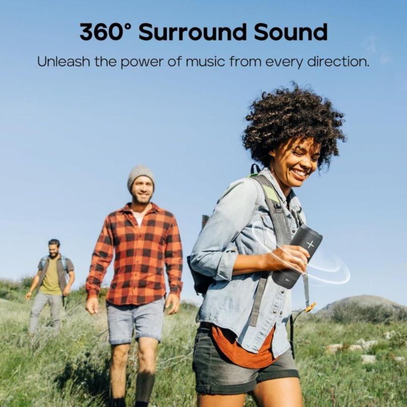 Altavoz inalámbrico Tribit StormBox 2 Negro con diseño ligero y compacto