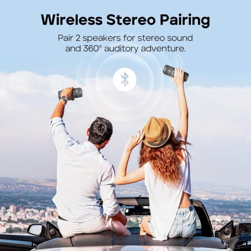 Altavoz inalámbrico Tribit StormBox 2 Negro con emparejamiento TWS