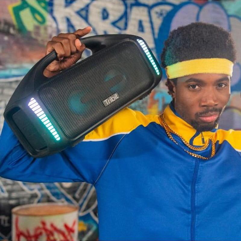 Enceinte Bluetooth Tribit Stormbox Blast 90W Noir Poignée ergonomique