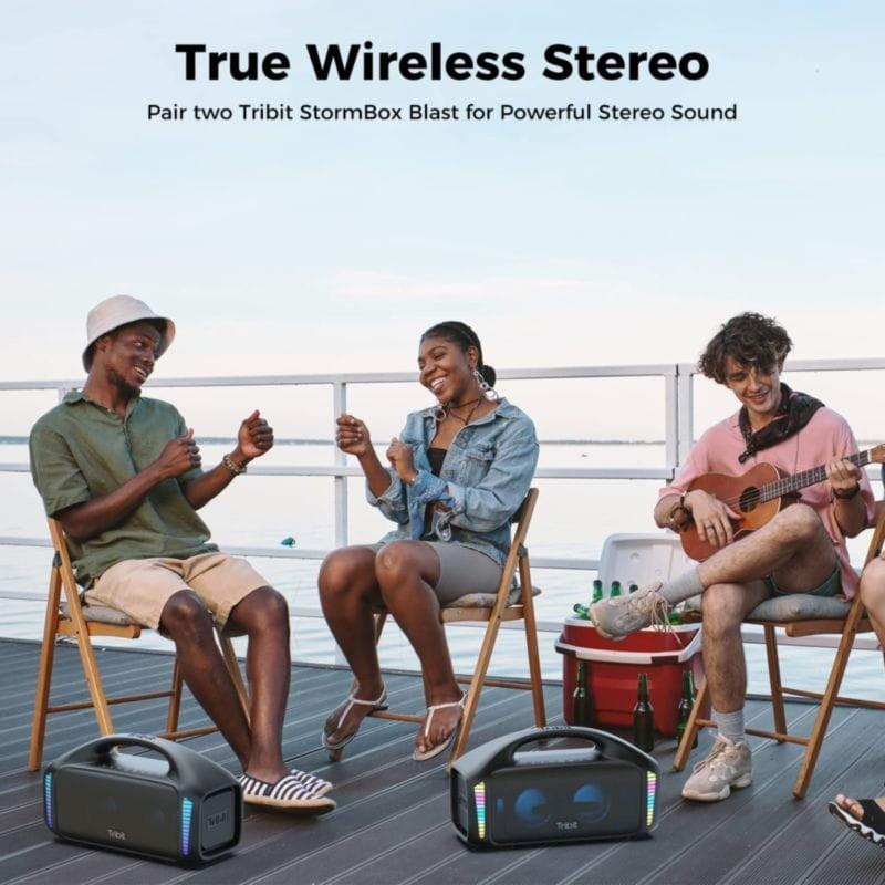 Connexion Bluetooth du Tribit Stormbox Blast 90W