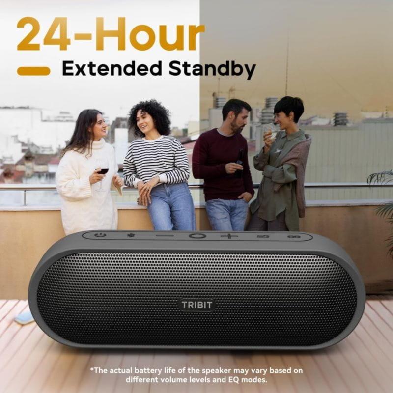 Altavoz Tribit Xsound Plus 2 Negro con 24 horas de autonomía