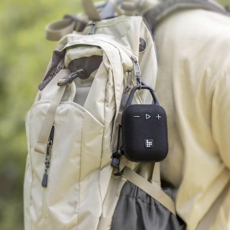 Adaptable Tronsmart Mirtune H1 8W IPX7 Mosquetón Negro - Altavoz inalámbrico