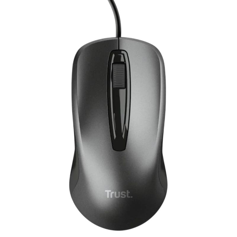 Trust 24657 USB Negro - Ratón - 1200DPI