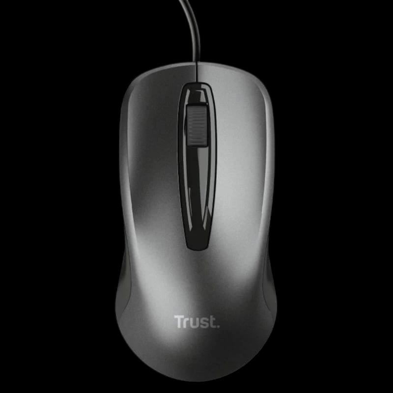 Trust 24657 USB Preto - Rato - 1200DPI