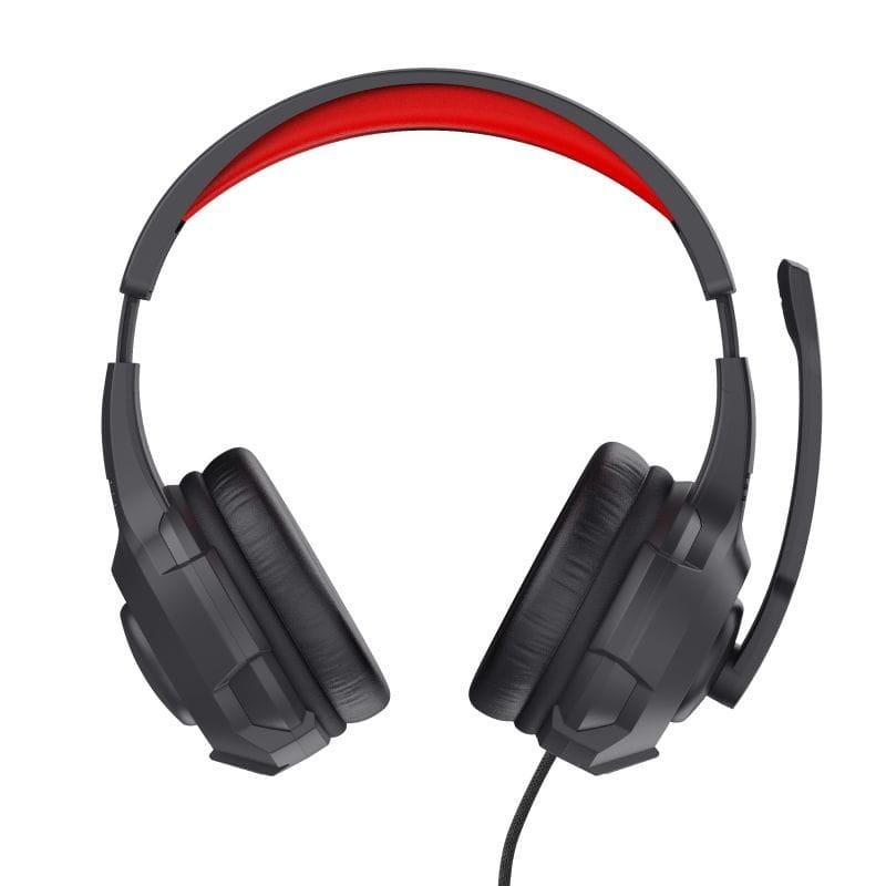 Frontal de Trust 24785 Negro/Rojo - Auriculares Gaming