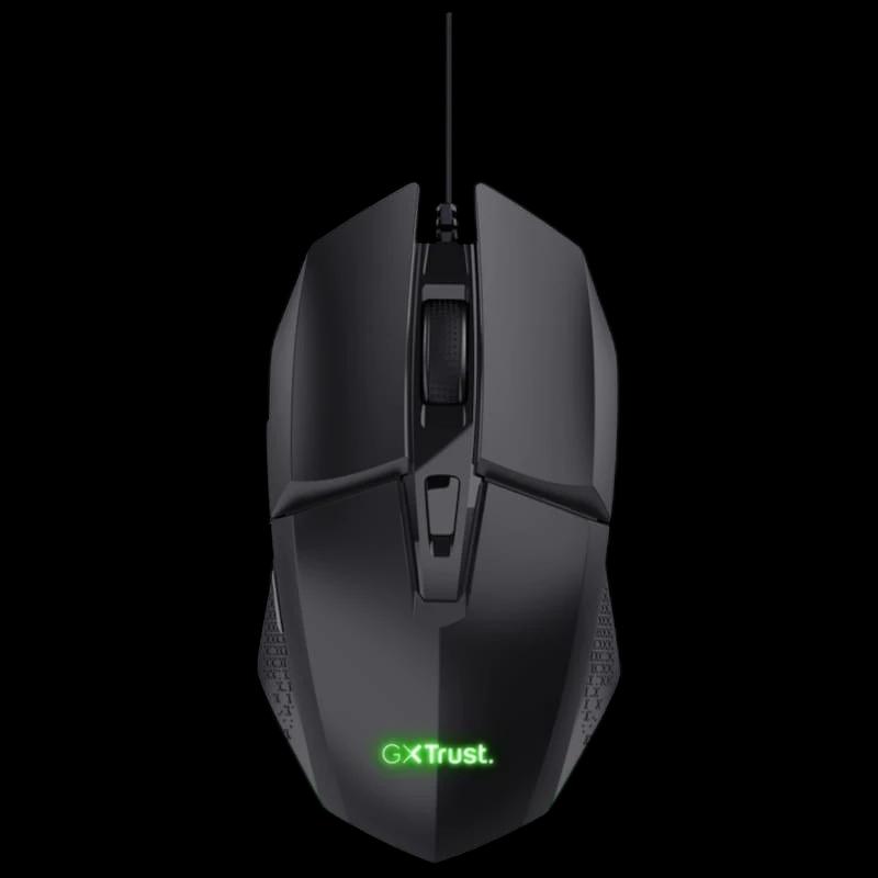 Trust GXT 109 Felox USB Preto - Rato para jogos - 6400 DPI