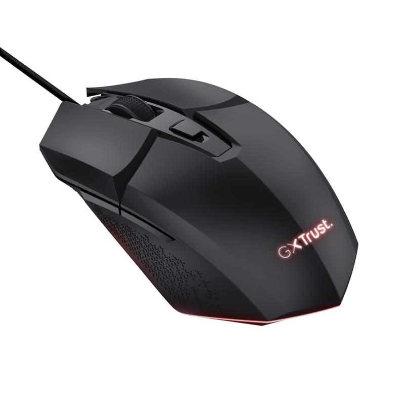 Trust GXT 109 Felox USB Preto - Mouse para jogos - 6400 DPI traseiro