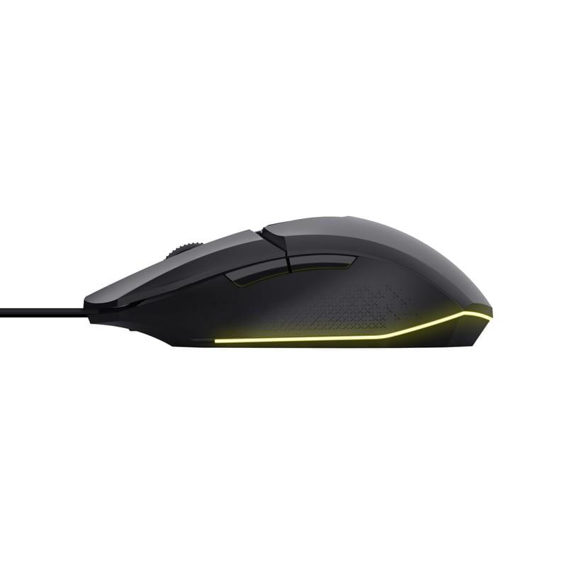 Trust GXT 109 Felox USB Preto - Mouse para jogos - Lado 6400 DPI