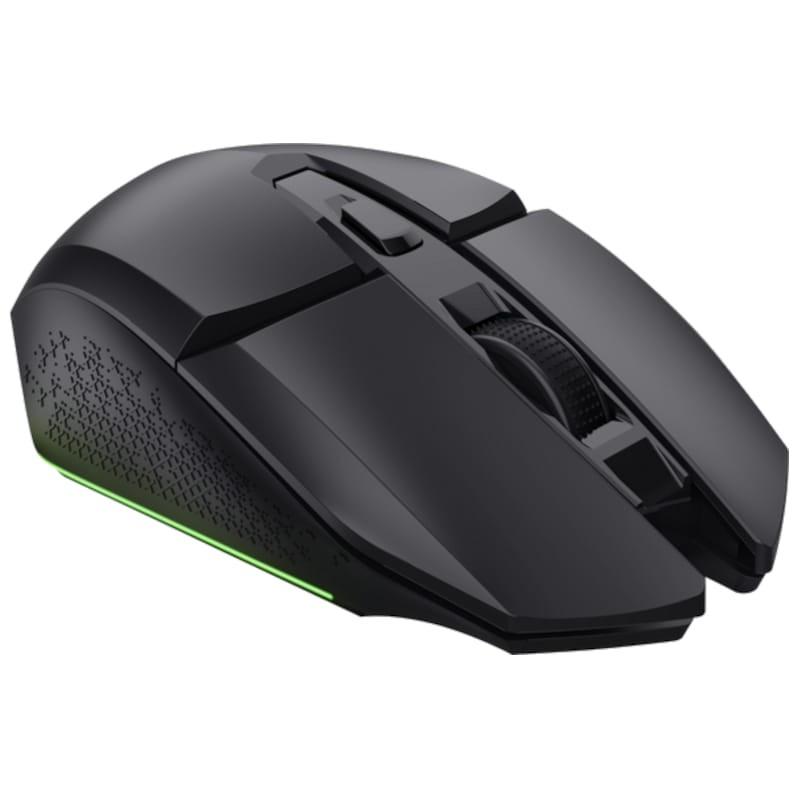Trust GXT 110 Felox USB Black - Mouse para jogos - 4800 DPI Vista frontal lado direito