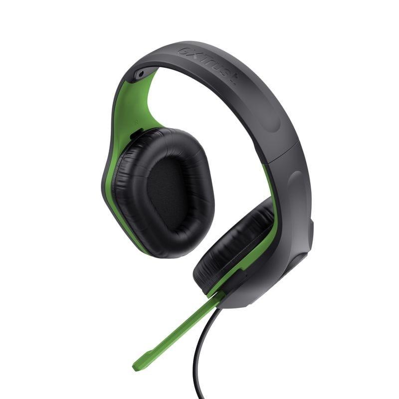 Gran sonido de Trust GXT 415X Zirox Negro/Verde - Auriculares Gaming