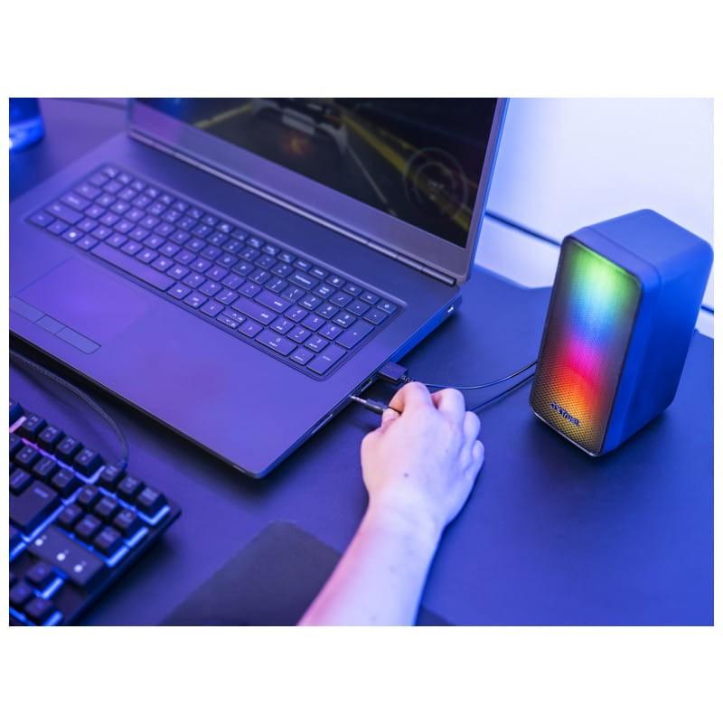 Trust GXT 611 Wezz- Altavoces PC imagen con un portátil 