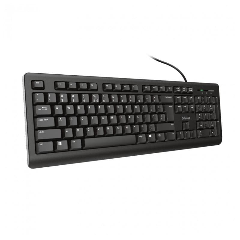 Teclado Membrana Portugués Trust Primo USB, Alta compatibilidad