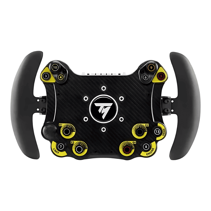 Volant Thrustmaster Evo Racing 32R Leather Noir/Jaune avec Hub amovible