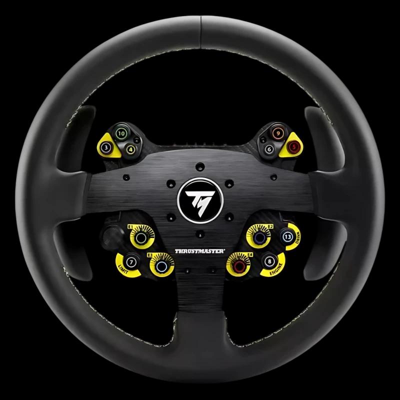 Thrustmaster Evo Racing 32R Leather Noir/Jaune - Volant de jeu