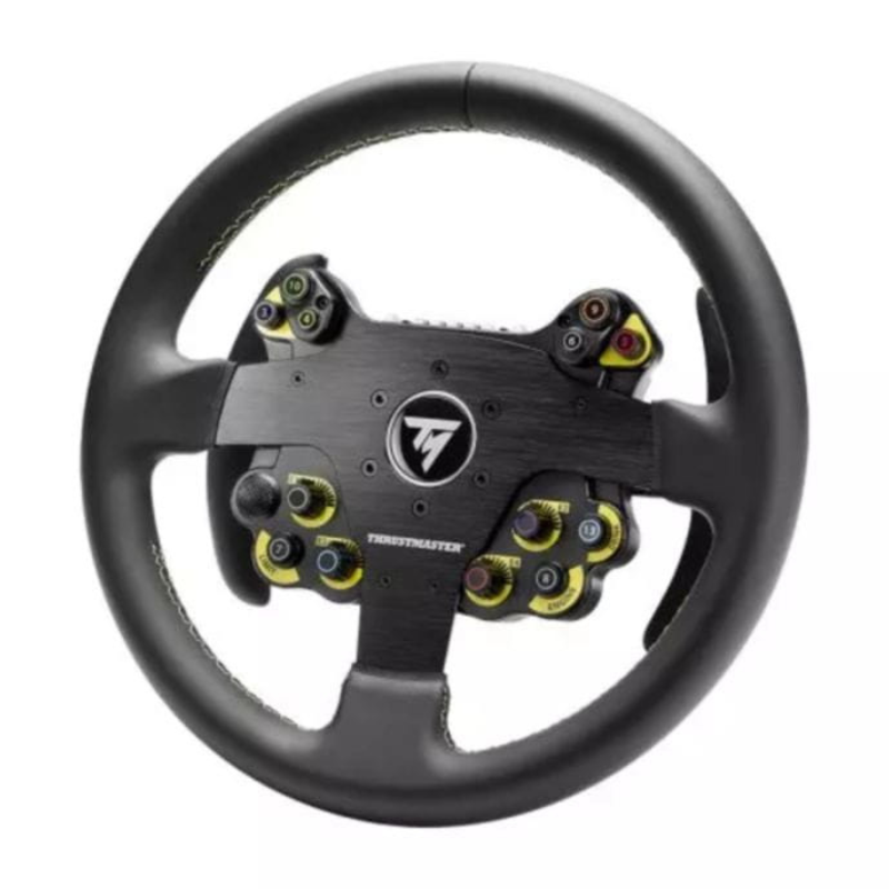 Perspective du Volant Thrustmaster Evo Racing 32R Leather Noir/Jaune