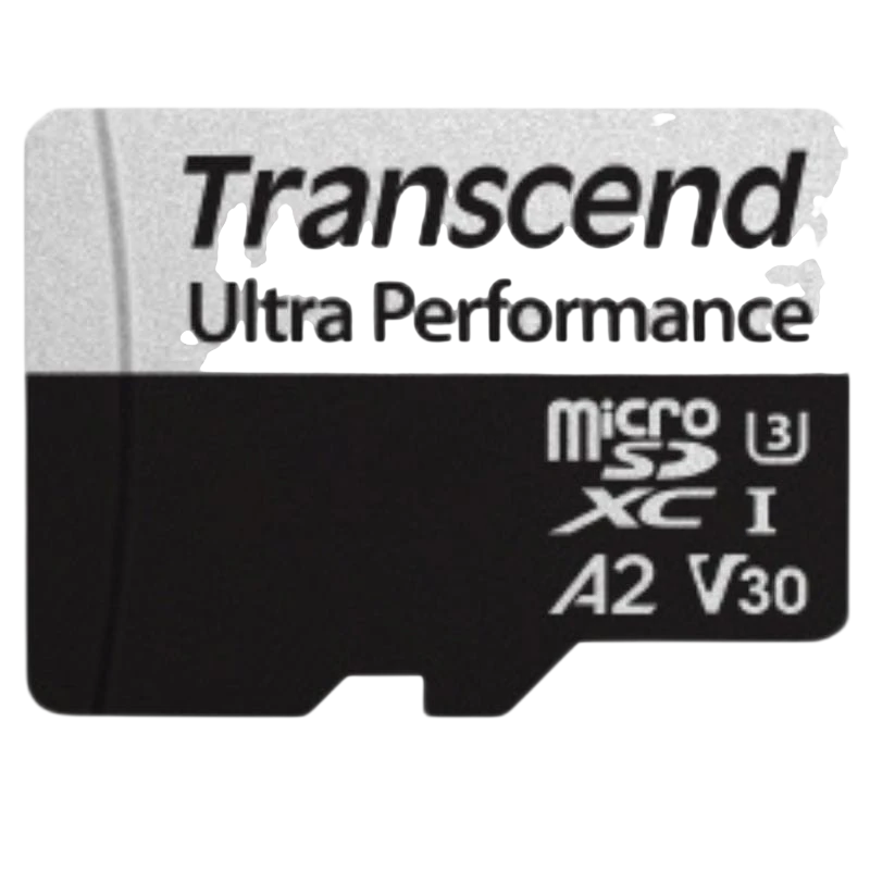 Transcend TS128GUSD340S 128 GB Classe 10 UHS-I U3 V30 A2 Noir / Gris - Carte microSD