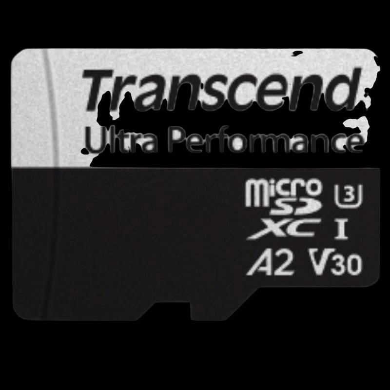 Transcend TS128GUSD340S 128 GB Clase 10 UHS-I U3 V30 A2 Negro / Gris - Tarjeta microSD