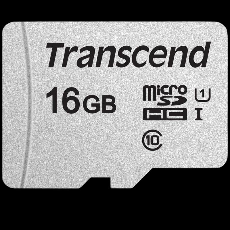 Transcend TS16GUSD300S 16 GB Clase 10 UHS-I UI 95 MB/s Plata - Tarjeta microSD