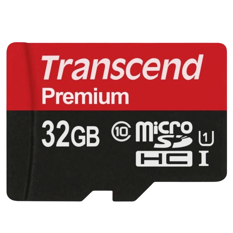 Transcend TS32GUSDU1 32 GB Clase 10 UHS-I U1 MLC NAND Negro / Rojo - Tarjeta microSD