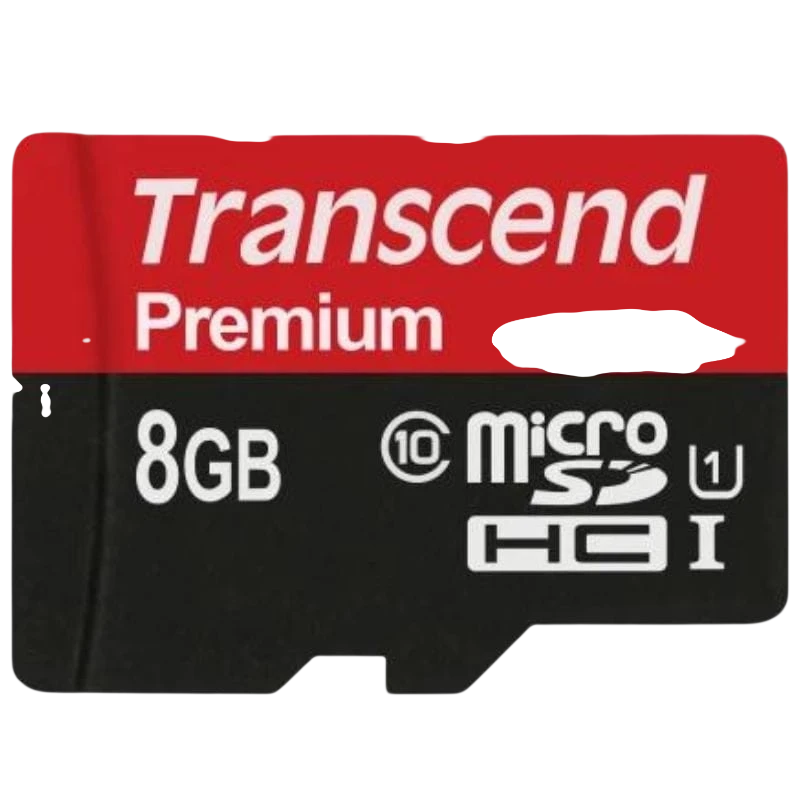 Transcend TS8GUSDU1 8 GB Clase 10 UHS-I U1 MLC NAND Negro / Rojo - Tarjeta microSD