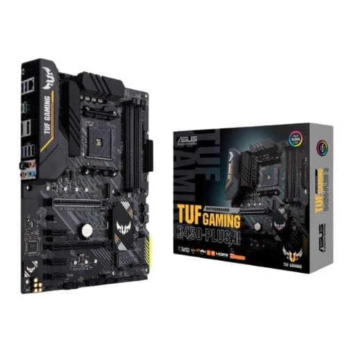 ASUS TUF GAMING B450-PLUS II AMD Ryzen™ 3 Zócalo AM4 128GB ATX Negro - Placa base