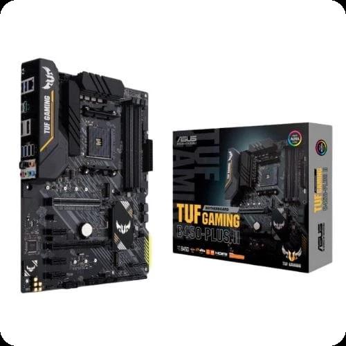 ASUS TUF GAMING B450-PLUS II AMD Ryzen™ 3 Zócalo AM4 128GB ATX Negro - Placa base