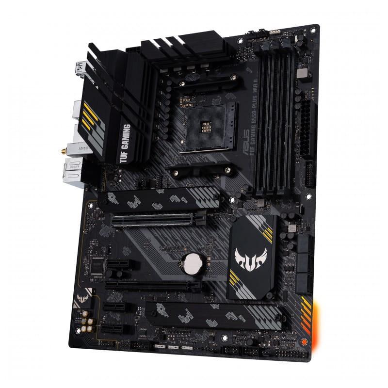 ASUS TUF Gaming B550-PLUS Zócalo AM4 ATX Ethernet de 2.5 Gigabit – Placa Base vista puertos